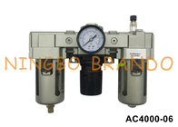 AC4000-06 3/4'' SMC Type Pneumatic FRL Unit Air Filter Regulator Lubricator