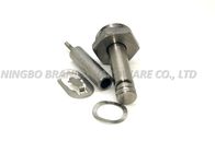 Thread Connection Solenoid Stem Stainless Steel Pentagon Seat With Interior Spring
